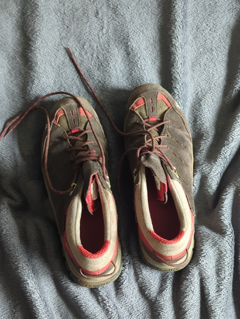 Men's Brown and Red Trail Boots